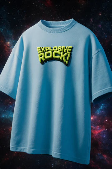 Explosive Dutch Canal Oversized Puff Printed Exclusive T-shirt