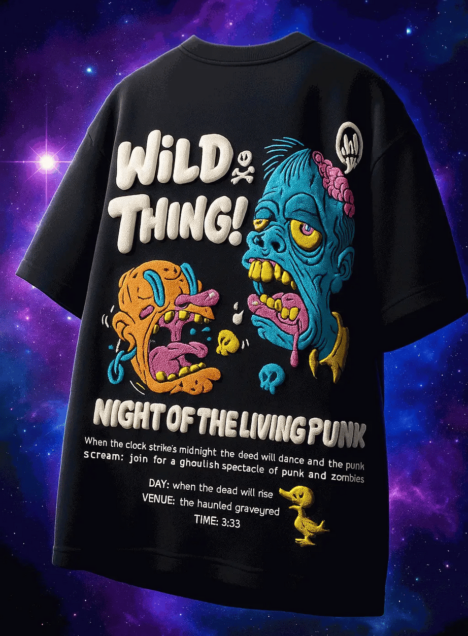 Explosive Dutch Canal Oversized Puff Printed Exclusive T-shirt